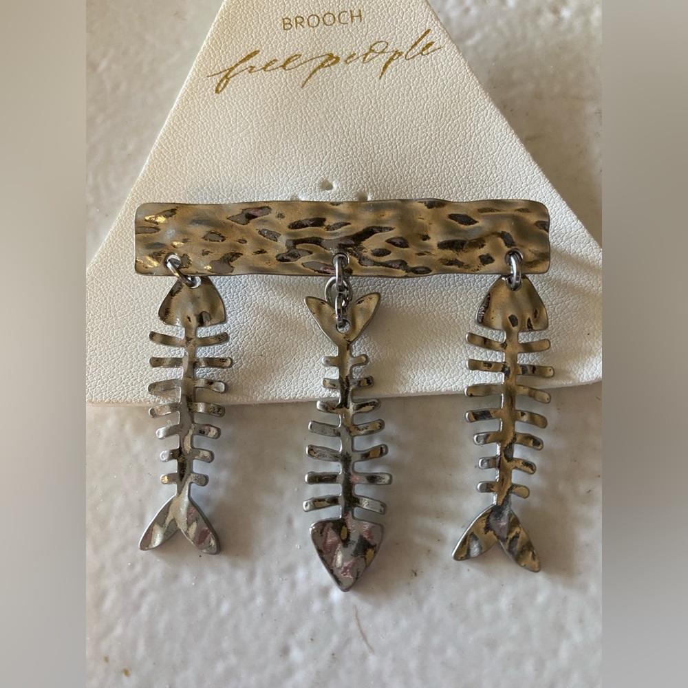 Free People “Fish Outta Water Brooch”